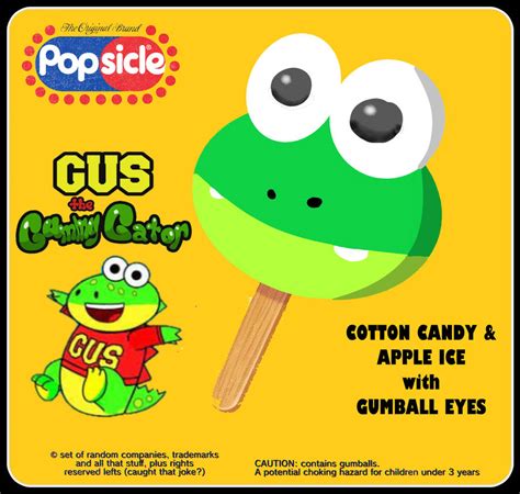 Gus The Gator Popsicle With Gumball Eyes By Unipuppy1234 On Deviantart