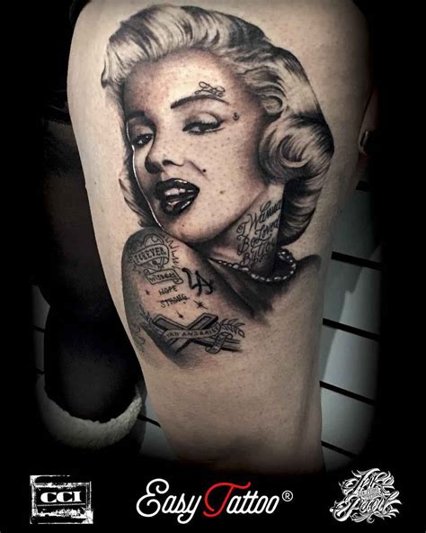Inked Marilyn Monroe Tattoo Best Tattoo Ideas Gallery