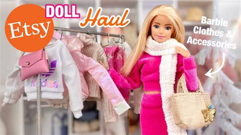 Barbie Etsy Shop Haul Realistic Doll Clothes And Accessories Review