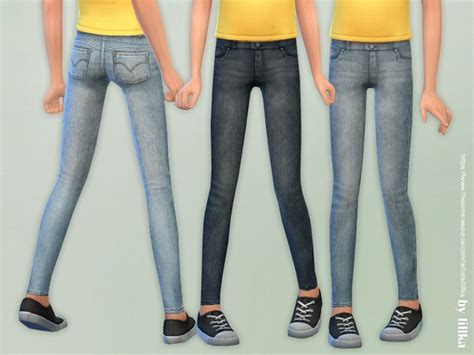 Skinny Jeans For Girls 07 By Lillka At Tsr Sims 4 Updates