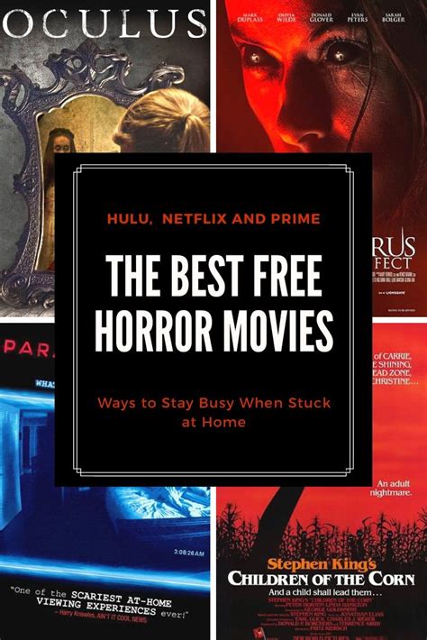Released in 2017, this movie is now available to be streamed on amazon prime and hulu. The Best Free Horror Movies to Stream in 2020 | Scary ...