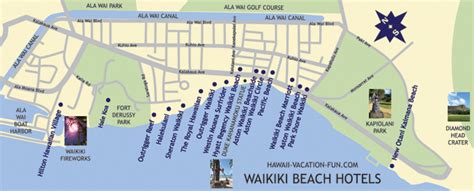 34 Map Of Hotels In Waikiki Maps Database Source