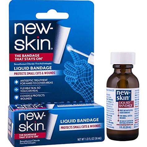New Skin Liquid Bandage 1 Ounce Liquid Bandage For Hard To Cover