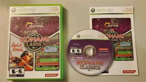 Konami Classics Vol 2 Microsoft Xbox 360 2009 For Sale Online Ebay