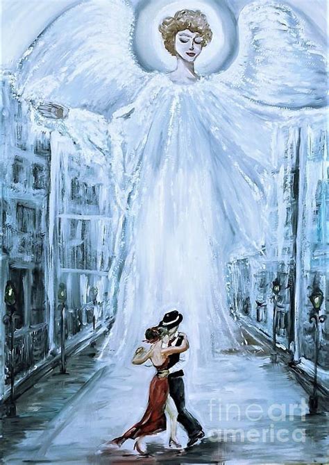 Dancing Angel Painting By Tatiana Brester Fine Art America