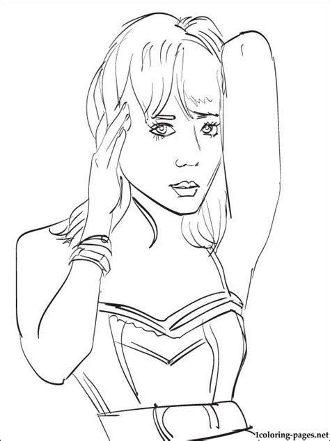 Katy Perry Printable Pages For Fans To Color Coloring Pages