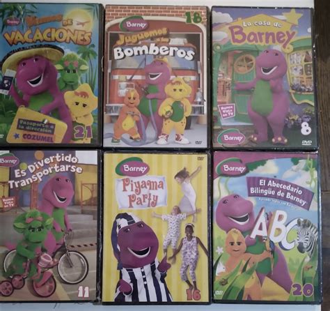 Pack Barney 6 Dvd Infantil Original Cinehome Cuotas Sin Interés