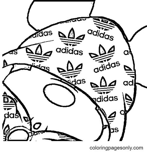 Mickey Con Logo Adidas Coloring Pages Adidas Coloring Pages Porn Sex