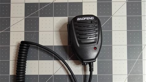 Microphone Modification Baofeng Uv 5r Mic Youtube