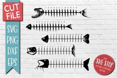 176 Fish Ruler Svg Cut Files Download Free Svg Cut Files And Designs