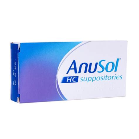 Buy Anusol Plus Hc Suppositories Online Uk Mychemistplus