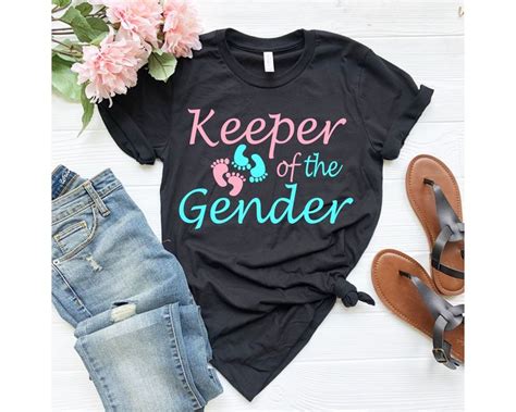 Keeper Of The Gender Shirt Gender Reveal Party Ideas Teegarb Personalized Ts For Nurses