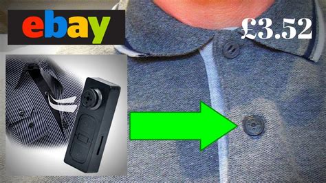 Wearable Hidden Button Pinhole Spy Camera Ebay Youtube