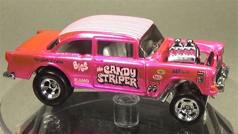 Custom Hot Wheels Candy Striper 55 Chevy Bel Air Gasser Youtube
