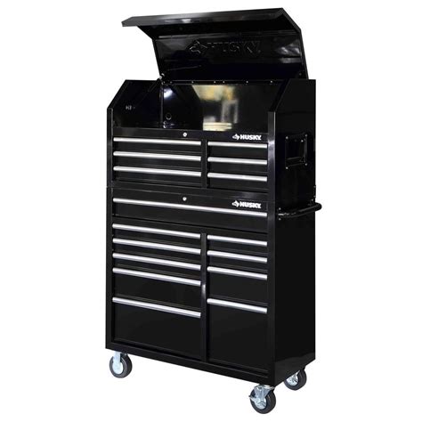 Extreme tools rx series rx192507sb 19 in. Husky 41 in. 16-Drawer Tool Chest and Rolling Tool Cabinet ...