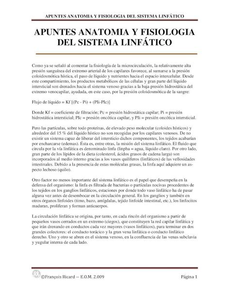 Pdf Anatomia Y Fisiologia Del Sistema Linfatico Dokumen Tips