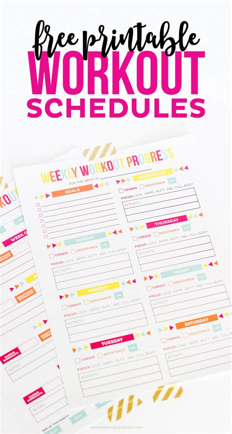 Easily simplify the way you take care of your crew and give tasks. Workout Calendar - FREE Printable Schedule/Progress Sheets