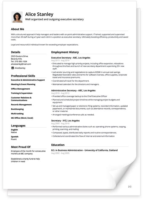 Use professional cv samples for jobs in any industry. CV Template: Update Your CV for 2021 Download Now