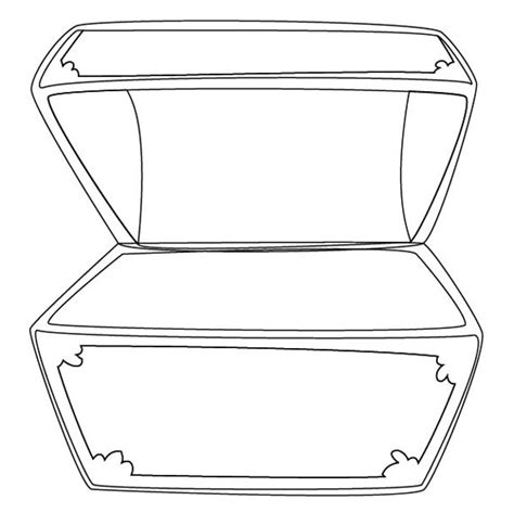 Easy Open Treasure Chest Drawing Clip Art Library