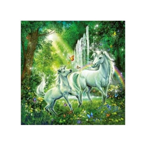 49 Pc Ravensburger Beautiful Unicorns Puzzle 3 X 49 Pc From Who