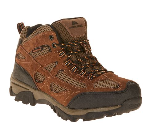 Northside Mens Dakota Leather Waterproof Mid Camo Hiking Boot Sports