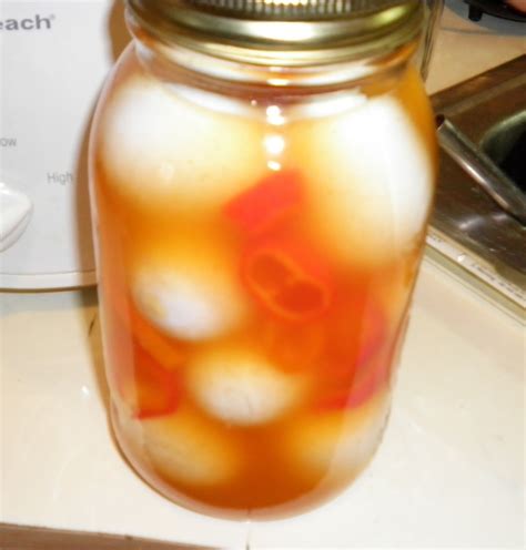 Simply Self Sufficiency Hot Pickled Eggs
