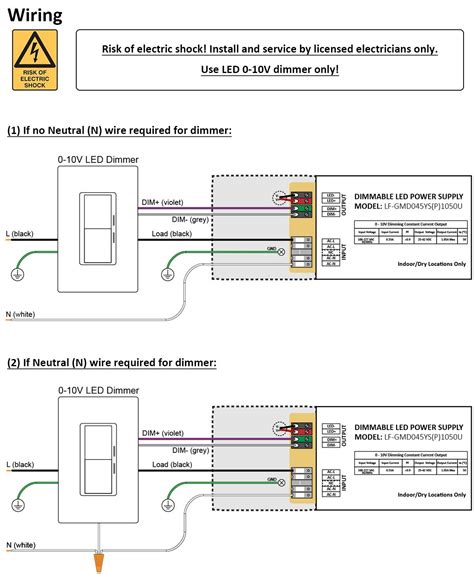 V Led Dimming Wiring Diagram