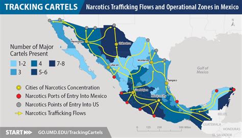 Mexican Cartel Activity Map