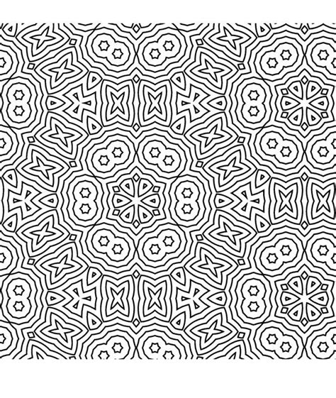 Geometric Pattern Coloring Page For Adults Printable Coloring Home