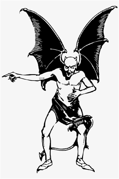 Drawing Silhouette Cartoon Angel Wing Devil Clip Art Png Image