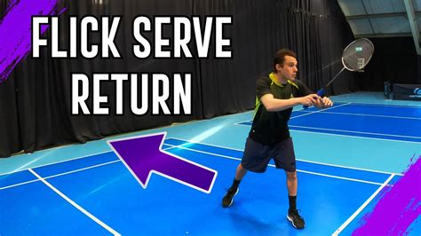 Flick Serve Return In Badminton Step By Step Guide YouTube