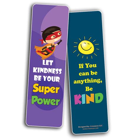 Kindness Cards Bookmarks For Kids Boys Girls 60 Pack ÃƒÆÃ‚Â¢ÃƒÂ¢Ã¢â