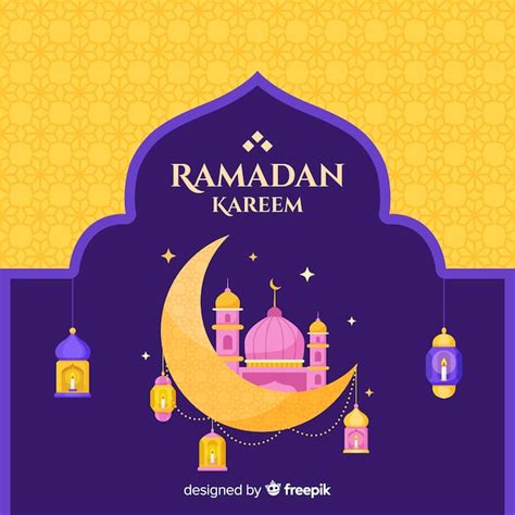Ramadan Background Free Vector