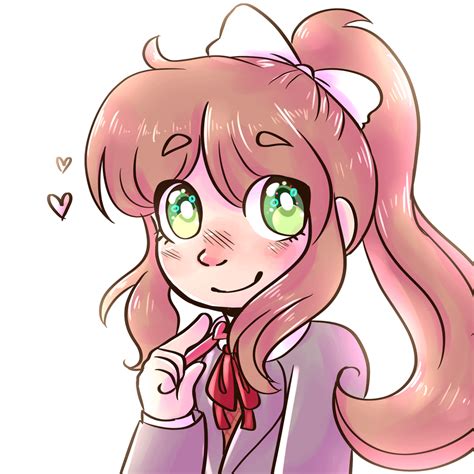 Wow A Not Bad Drawing I Made Of Monika Ddlc