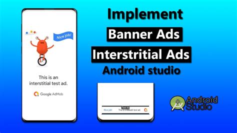 How To Implement Admob Ads In Android Studio Banner And Interstitial