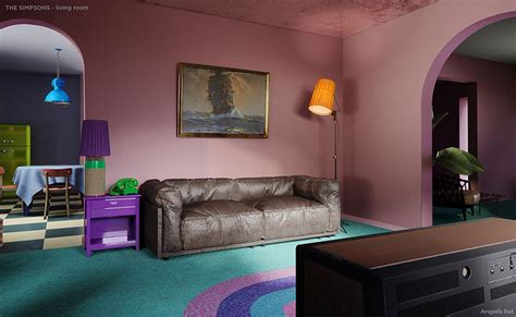 If The Simpsons Home Got an Extreme Makeover in Real-Life ...
