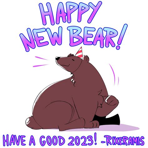 「happy New Bear Everyone See You Next Be」 ️🐻 Rick 🐻 ️の漫画