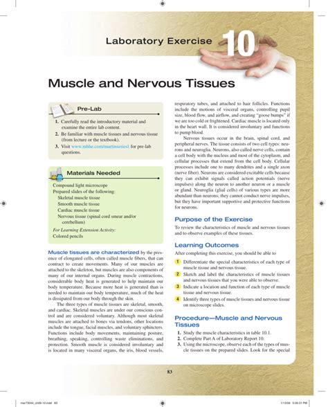 muscle and nervous tissues dumas