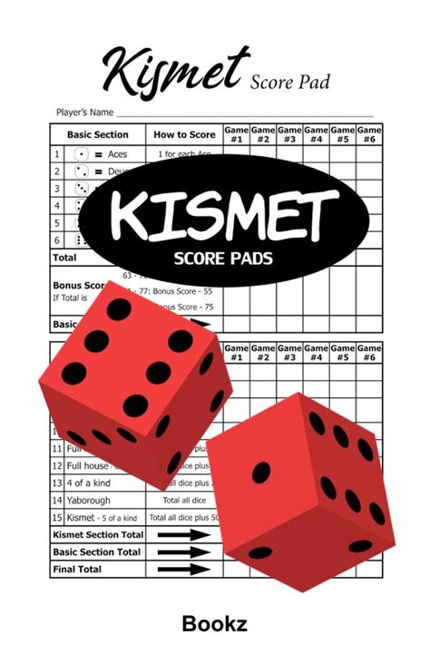 Kismet Dice Game Score Sheet Printable Icq 2010