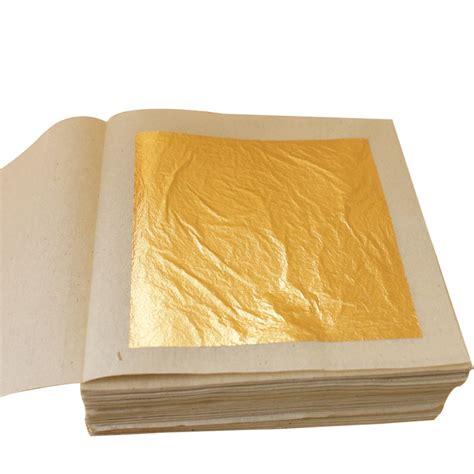 10 Sheets 8 X 8cm 24k Pure Genuine Gold Leaf Foil Sheet Gold Free