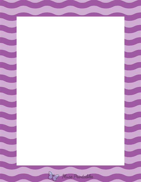 Purple Pastel Floral Borders Clipart Clip