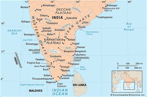 Kaveri River Length Basin Map And Facts Britannica