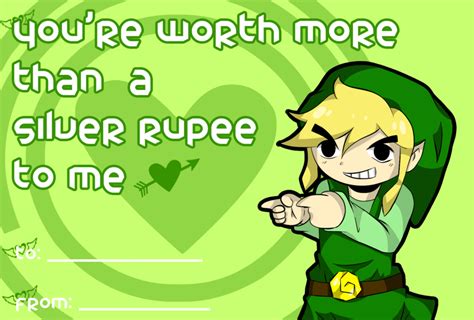 Print Off Your Very Own Zelda And Nintendo Themed Valentine Cards