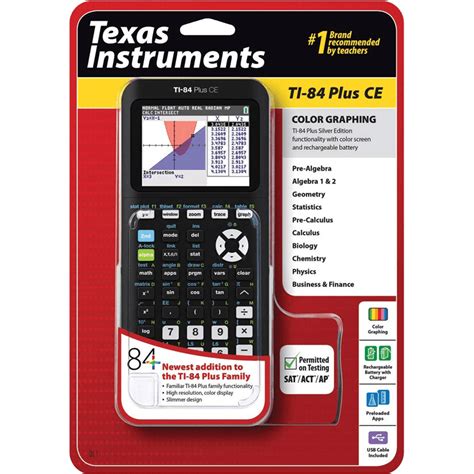 Review Of Ti 84 Plus Ce Graphing Calculator At Wowpencils