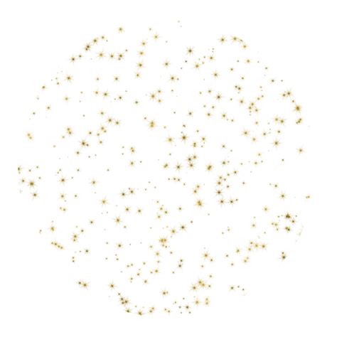 Gold Glitter Star Png Transparent Gold Glitter Stars Circle Shape