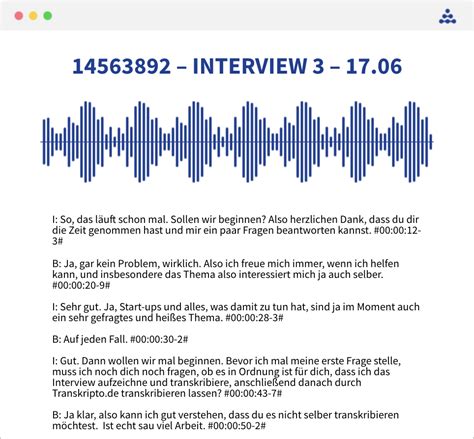 interview transkribieren tipps beispiele vorgehen