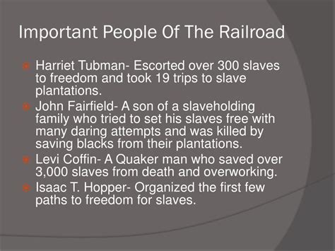 Ppt The Underground Railroad 1810 1850 Powerpoint Presentation Free