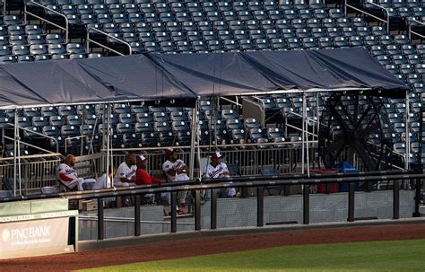 Heres What A Socially Distanced MLB Dugout Looks Like In 2020 For