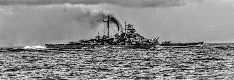 One Of The Great Photographs Of Bismarckseen From Prinz Eugen During
