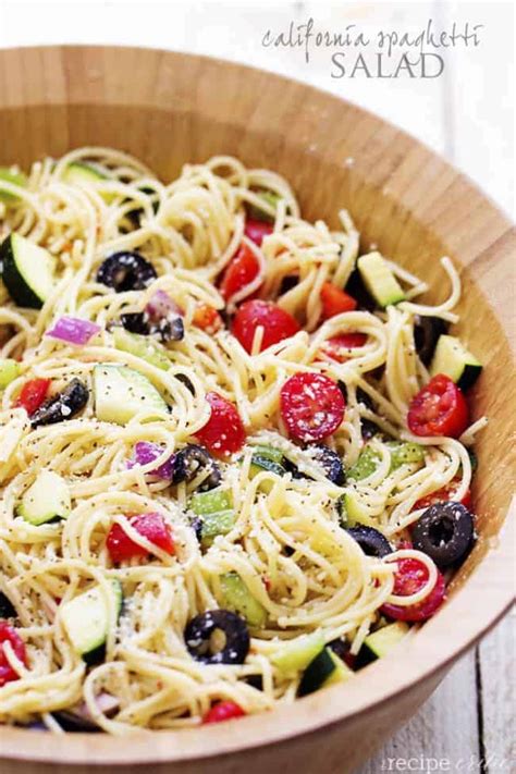 Easy Recipe Yummy Italian Spaghetti Pasta Salad Recipe The Healthy Cake Recipes